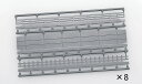 TOMIX ワイドレール用壁C280内 (3種×8枚入) 【3081】 (鉄道模型 ジオラマ)