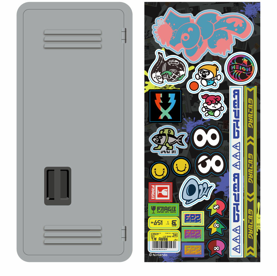 スプラトゥーン3 ロッカー風カンペンケース（ステッカー付き）のサムネイル