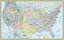 U.S. Map Poster (32 X 50 Inches) - Laminated: - A Quickstudy Reference