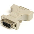 DVI-A - VGA ディスプレイアダプタ（メス／オス）。DVIオスコネクタをVGAオスコネクタに変換します。

このDVI-VGAアダプタは、高品質な材料を用いて製造されており、優れた耐久性を発揮します。 StarTech.comでは、本製品にライフタイム保証を提供しています。

注意：この製品は、アナログ信号を伝送するDVI-I機器とVGA機器間の接続を想定しています。DVI-Dコネクタ対応機器をご使用の場合は、StarTech.com製 DVI - VGA コンバータDVI2VGACONをご覧ください。