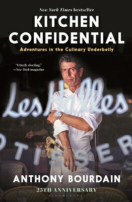 New York chef Tony Bourdain gives away secrets of the trade in his wickedly funny, inspiring memoir and expos. From his first oyster in the Gironde to his lowly position as a dishwasher in a honky-tonk, Bourdain's tales of the kitchen are as passionate as they are unpredictable. "Kitchen Confidential" reveals what Bourdain calls "25 years of sex, drugs, bad behavior and haute cuisine".