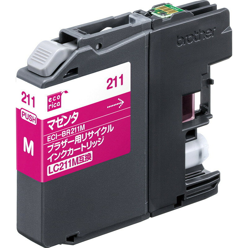 ブラザー LC211M対応リサイクルインク マゼンタ

【対応純正型番】
LC211M

【適合機種】
DCP-J562N / DCP-J567N / DCP-J762N / DCP-J767N / DCP-J962N / DCP-J963N / DCP-J968N / MFC-J730 / MFC-J737 / MFC-J830 / MFC-J837 / MFC-J880N / MFC-J887N / MFC-J900 / MFC-J907 / MFC-J990 / MFC-J997