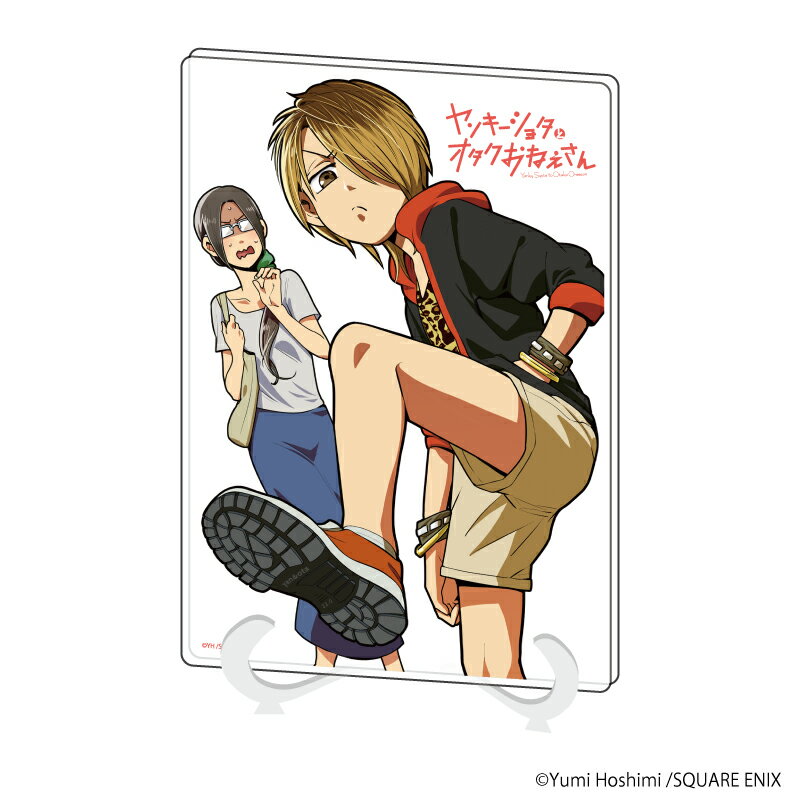 【グッズ】アクリルアートボード(A5サイズ)「ヤンキーショタとオタクおねえさん」01/1巻表紙デザイン