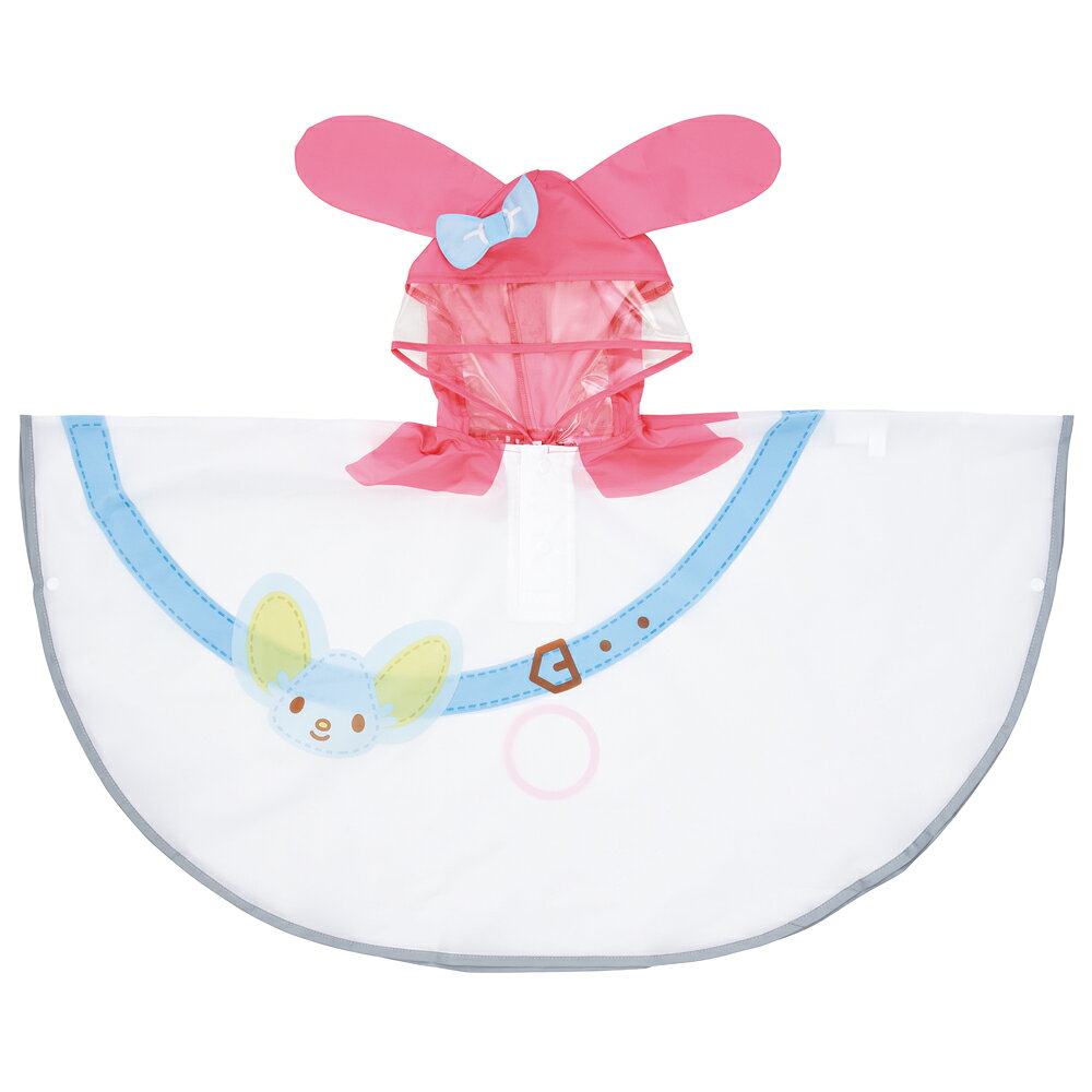 【商品詳細】動きやすくて脱ぎ着もラクラク！
かわいい子供用レインポンチョで雨の日のお出かけも楽しく！

フードの顔周りは首元まで透明になっているので周りが見えやすく、左右の視界も邪魔しにくい！
暗い道でも安心な反射テープが、すそからそで全周に付いています。

携帯に便利な収納袋付き。

【商品サイズ(約)】
サイズ：90cm
※適応身長：80〜100cm
着丈：50cm
袋サイズ：横140×縦245mm

【品質表示】
本体・袋：ポリエステル100%（アクリルコーティング）
パイピング・反射テープ：ポリエステル100%
フード：ポリ塩化ビニル(非フタル酸)

※洗濯機や乾燥機、ドライクリーニングは絶対にしないでください。
※本品の撥水性は永久ではありません。着用・洗濯により、撥水性は低下します。

●中国製

※掲載画像はあくまでイメージです。実際の商品とは色、柄等が異なる場合がございます。何卒ご了承ください。【商品サイズ (cm)】(幅×高さ×奥行）：20×23.3×3
