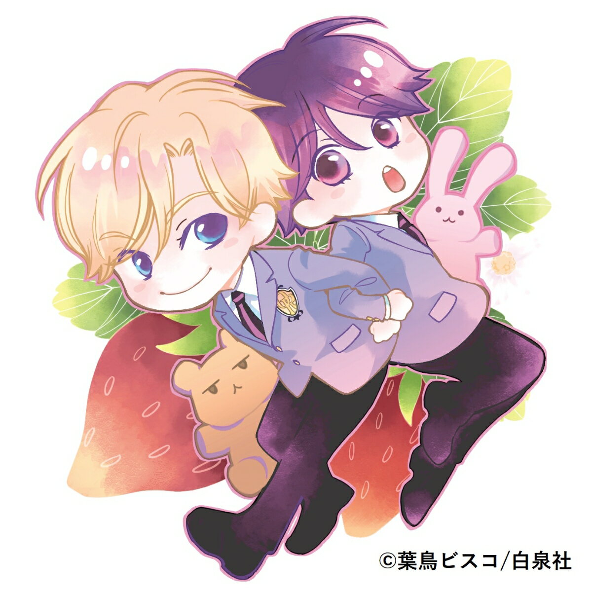 ふろく：「ホスト部BIGアクリルマーカー」
商品説明：
「桜蘭高校ホスト部」15年ぶりの単独ふろく！
葉鳥ビスコ先生描き下ろし！ハルヒと環のアクリルめじるしチャームです。
約4.5cm×4.5cm（チャーム部分を除く）。