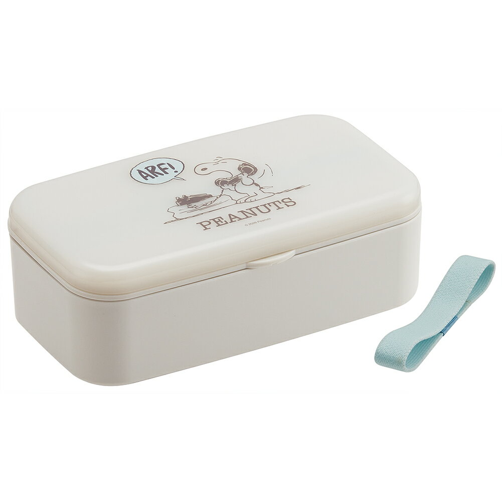 SNOOPY スヌーピー スモーキーブルー　お弁当箱 600ml 箸 付き 1段 ランチボックス