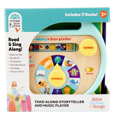 Bible Stories and Songs (Little Sunbeams): Take-Along Storyteller BIBLE STORIES & SONGS (LITTLE （Little Sunbeams） [ Cottage Door Press ]