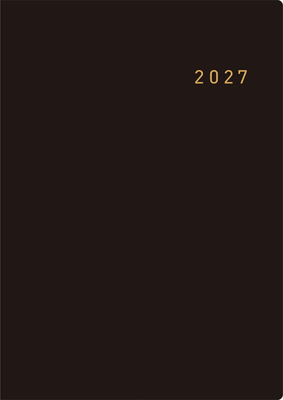 2027年 手帳 1月始まり No.86 ニューダイアリー [黒]高橋書店 A5判 ウィークリー