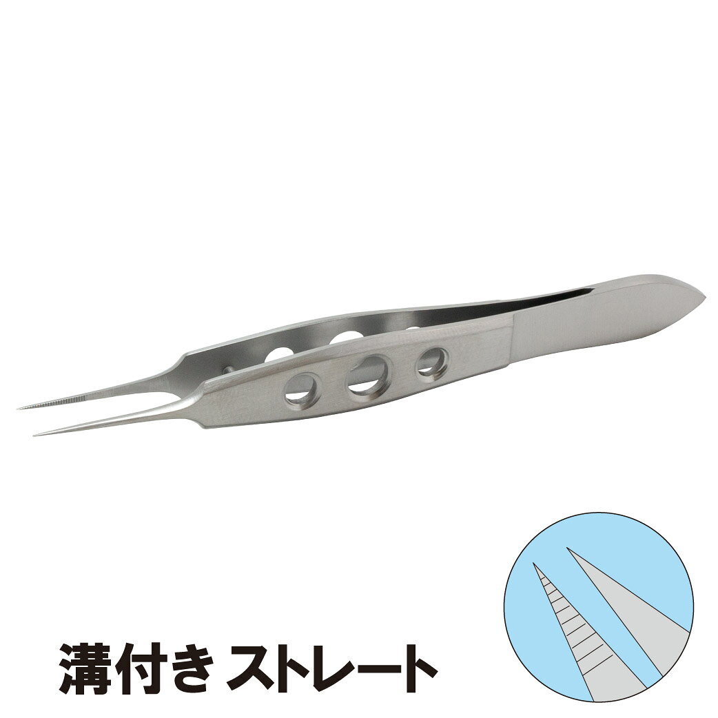 先端部がシャープになっており、極小の部品などを正確に掴むことができる極小パーツ対応のピンセットです。
プラモデルの細かいパーツの保持、シールやデカールの貼りつけは勿論、ハンドメイド、アクセサリー作り、ネイル、ジオラマ、精密機器メンテナンス、時計修理など様々な用途でお使いいただけます。
又、バネの部分は特殊構造により柔らかくしなやかで、連続作業でも疲れを感じさせません。

【使用上のご注意】落としたり投げたりしないでください。先端部の合わせ具合が悪くなることがあります

・ホビー系商品についての諸注意
メーカー都合により発売の大幅な延期が発生する可能性がございます。
予約商品についてはメーカーから順次入荷次第の発送となります。メーカー公表の発売日とは異なる場合がございますのでご了承ください。【対象年齢】：