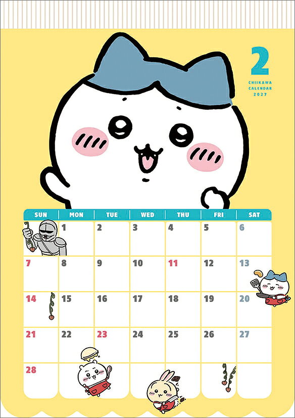 ちいかわ ダイカット（2027年1月始まりカレンダー） — vista 3