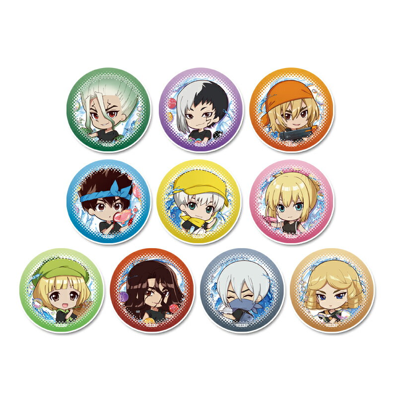Dr．STONE ぷちちょこ トレーディング缶バッジ【スプラッシュバブル】