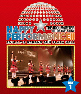 THE IDOLM@STER MILLION LIVE! 1stLIVE HAPPY☆PERFORM@NCE!! DAY1【Blu-ray】