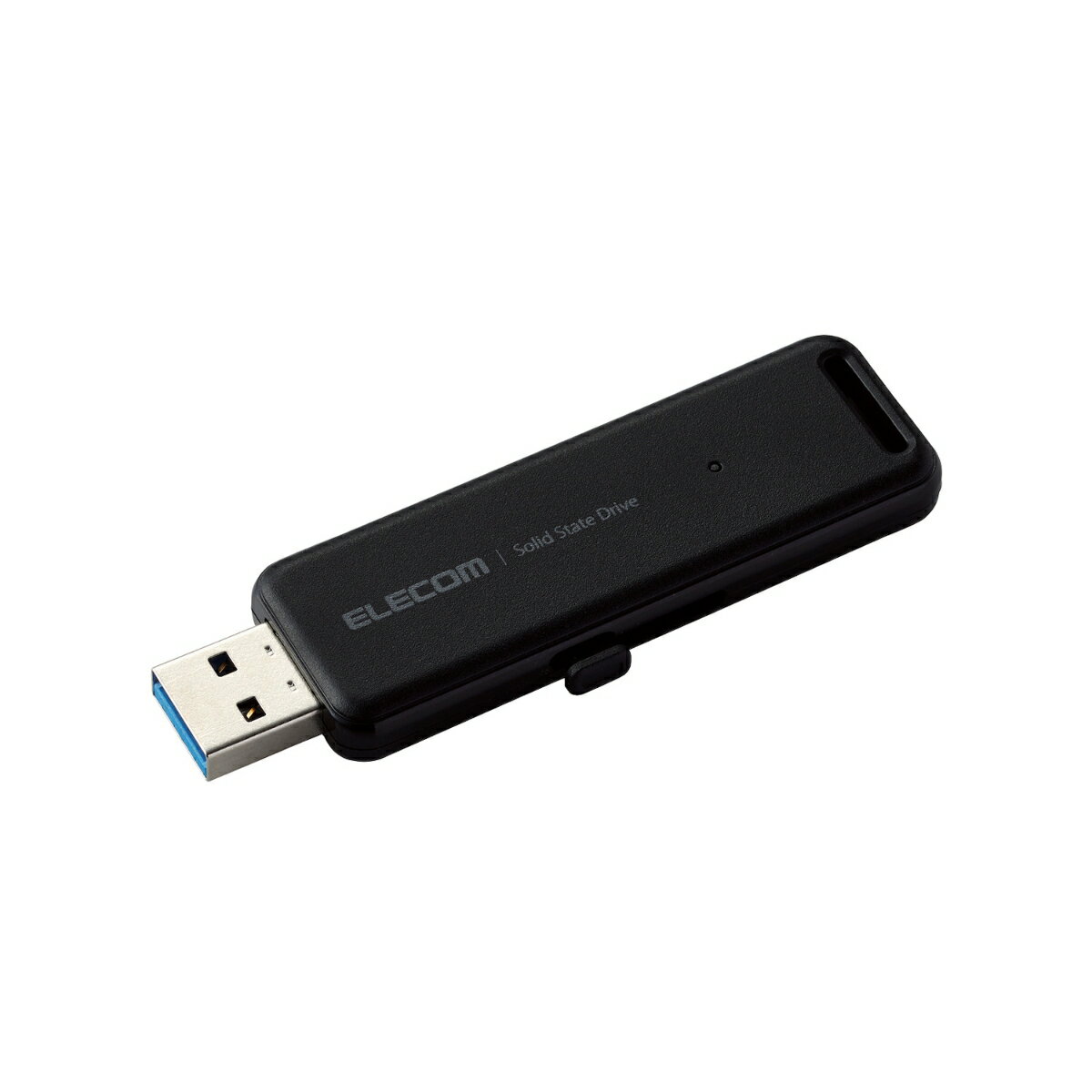 外付けSSD/ポータブル/USB3.2(Gen2)対応/スライド式/2TB/ブラック ESD-EMB2000GBK