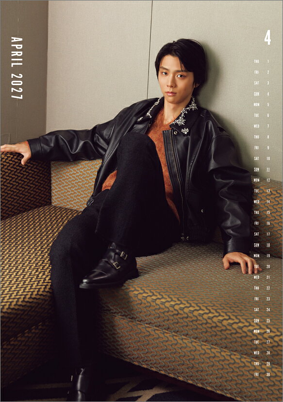 【楽天ブックス限定特典】卓上 羽生結弦（2027年1月始まりカレンダー）(生写真1枚) (2)
