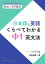 日本語と英語 くらべてわかる 中1英文法