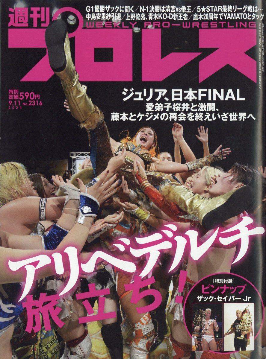 週刊 プロレス 2024年 9/11号 [雑誌]