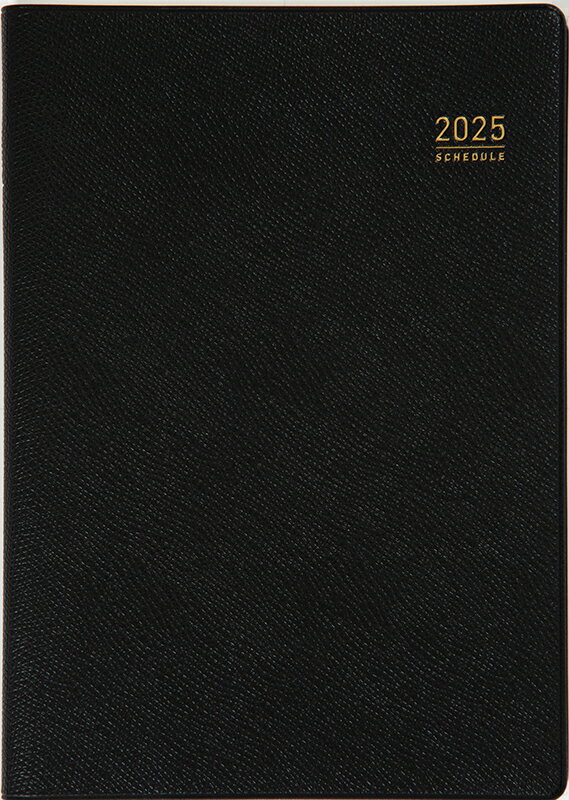 2025年 手帳 1月始まり No.95 デスクダイアリー [黒]高橋書店 ウィークリー