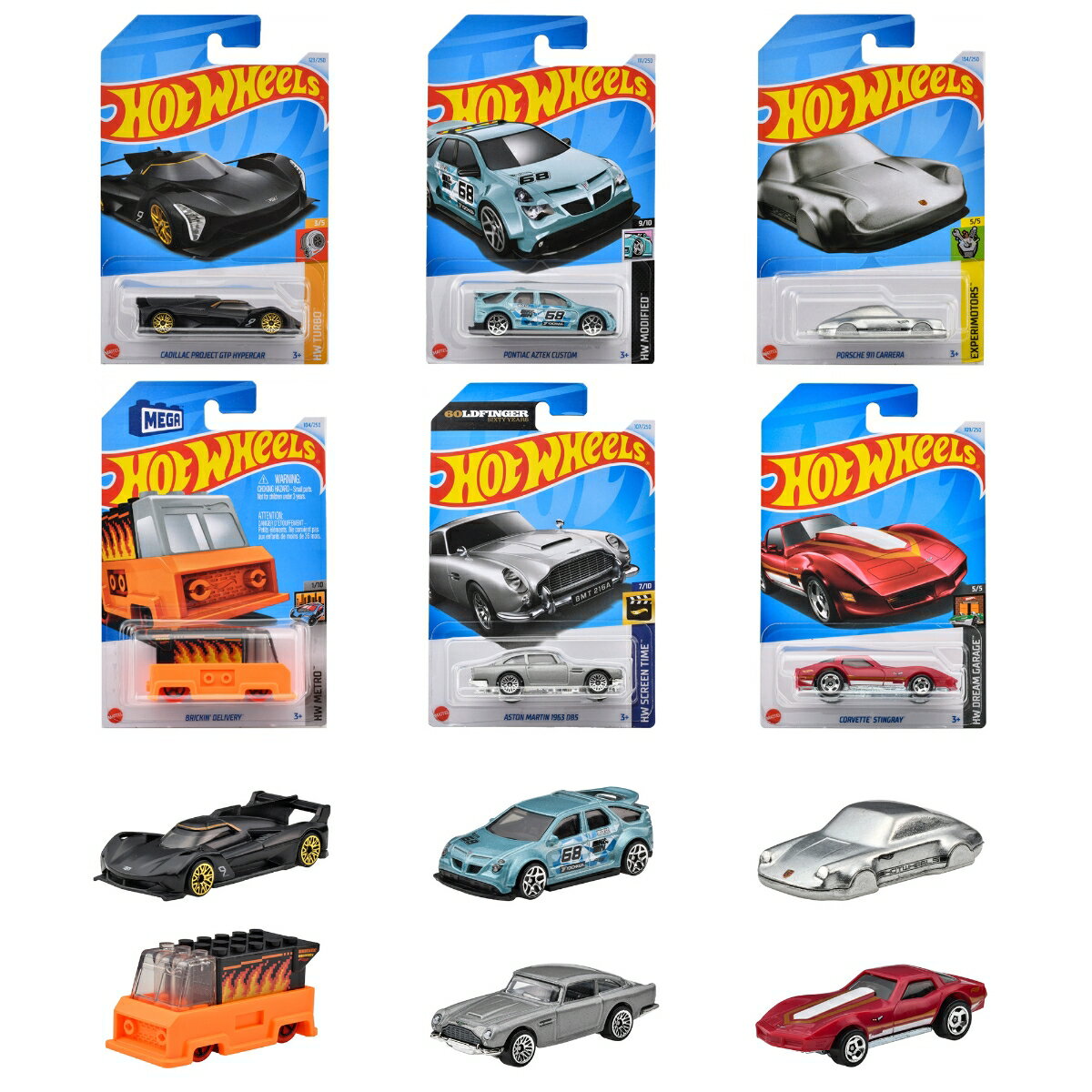 ホットウィール(Hot Wheels) 　ベーシックカー Fアソート ミニカー36台入り BOX販売 乗り物おもちゃ 3歳から マルチ 98MF-C4982