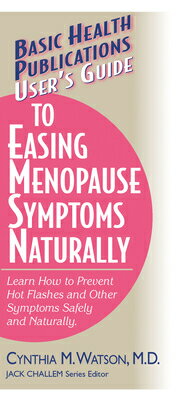 Menopause has traditionally signaled a time of change and uncertainty in women's bodies. In this remarkable User's Guide, Dr. Cynthia M. Watson explains that most women can use foods and natural supplements--not drugs--to ease and often stop many of the undesirable signs of peri-menopause and menopause, including hot flashes, bone loss, and an increased risk of heart disease.