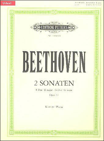 【輸入楽譜】ベートーヴェン, Ludwig van: ピアノ・ソナタ 第9番 ホ長調 Op.14/1、第10番 ト長調 Op.14/2/原典版/Fischer編 [ ベートーヴェン, Ludwig van ]