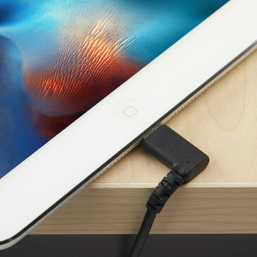 L型ライトニングケーブル 1m Apple MFi認証Lightning - USB L字ケーブル