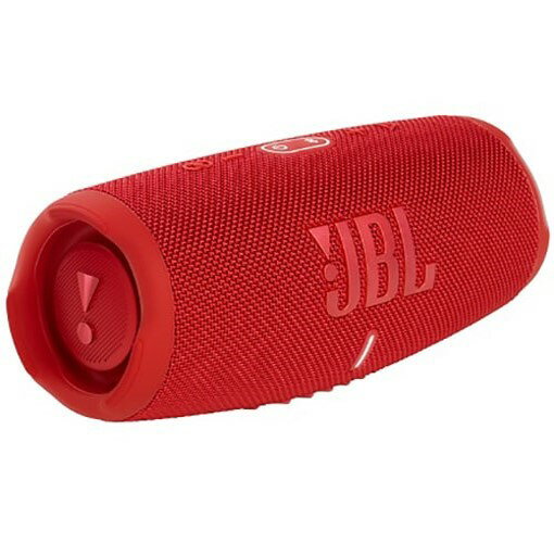 長時間の音楽再生とスマホ充電が可能

どんな天候でもパーティーを。JBL Charge 5スピーカーは、JBLならではのパワフルなサウンドをお届けします。
このスピーカーには、最適化されたロングエクスカーションドライバー、独立した高音域ユニット、デュアル・ポンプ式JBLベースラジエーターが搭載されています。
最長20時間の再生時間と便利なモバイルバッテリー機能で、デバイスを充電しながら夜通しパーティーを楽しめます。
雨？ 飲みこぼし？ ビーチの砂？ IP67等級の防水性と防塵設計により、Charge 5はあらゆる環境下でも使用可能。
PartyBoostにより、複数のJBL PartyBoost対応スピーカーを接続すれば、大勢のオーディエンスにも十分な音量をお届けできます。
最新のストリートファッションのトレンドにインスパイアされた新色で、際立つサウンドにひけをとらないルックス。


■主な特徴
・ワイヤレスBluetoothストリーミング
最大2台のスマートフォンまたはTabletをスピーカーと同時にワイヤレス接続し、臨場感あふれるサウンドを再生できます。

・PartyBoostで一歩進んだ楽しみ方を。
JBL PartyBoost機能を搭載した2台のスピーカーを接続してステレオサウンドを楽しんだり、複数の同機能対応スピーカーを接続して一斉に鳴らすことができます。
パーティーの盛り上げ役にベストマッチ。

・搭載されるモバイルバッテリー機能でパワーアップ：20時間再生
パーティーは止まらない。
モバイルバッテリー機能を搭載し、音楽を止めることなくデバイスを充電することが可能です。

・IP67防水・防塵対応
プールサイドでも。公園でも。JBL Charge 5はIP67等級の防水性能と防塵加工を備え、行き先を選びません。