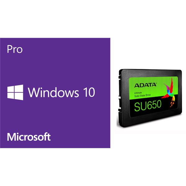 DSP Windows 10 pro 64Bit J + 2.5インチSSD240GB