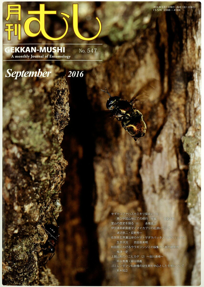 月刊 むし 2016年 09月号 [雑誌]