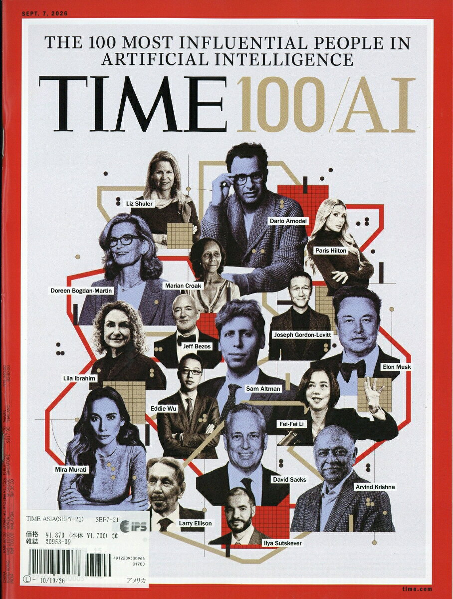 TIME 2026年 9/21号 [雑誌]の書影