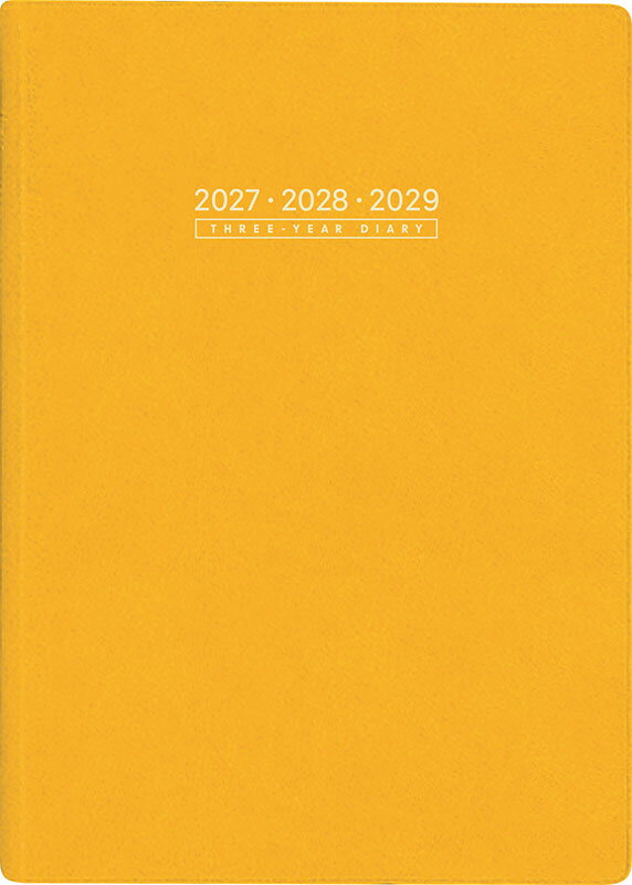 2027年 手帳 1月始まり No.96 3年卓上日誌 [オレンジ]高橋書店 A5判