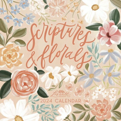 Scriptures and Florals 2024 Wall Calendar & [ Allison Loveall ]