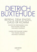 【輸入楽譜】ブクステフーデ, Dietrich: カンタータ「天使に命じよ、主が来たらんことを」 BuxWV 10: 指揮者用大型スコア