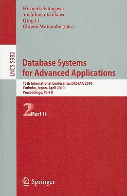 Database Systems for Advanced Applications: 15th International Conference, DASFAA 2010, Tsukuba, Jap