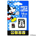 【Nintendo Switch対応】 ディズニー microSDカード アダプターセット 16GB ミッキーの画像