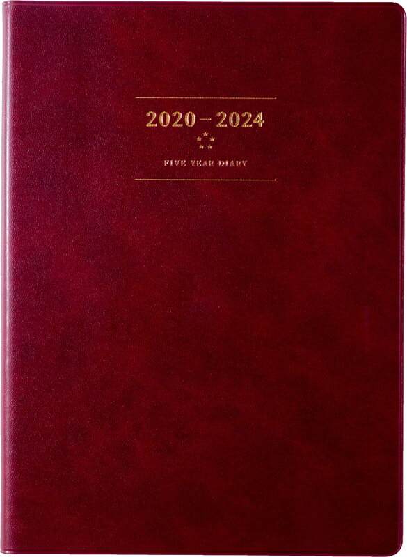 2020年版 1月始まり No.98 5年卓上日誌 ワイン 高橋書店 A5判