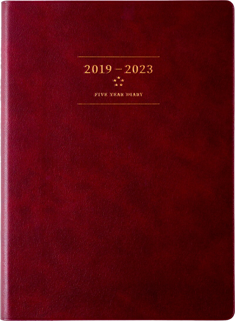 2019年版 1月始まり No.98 5年卓上日誌 ワイン