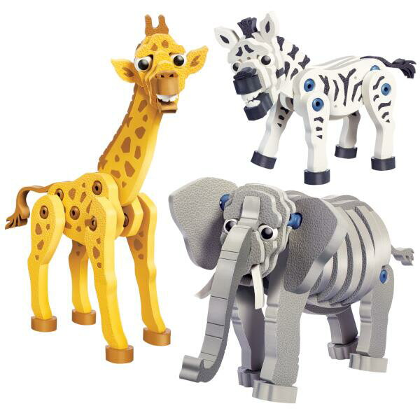 ブロッコ アニマルシリーズ サバンナのどうぶつセットのサムネイル