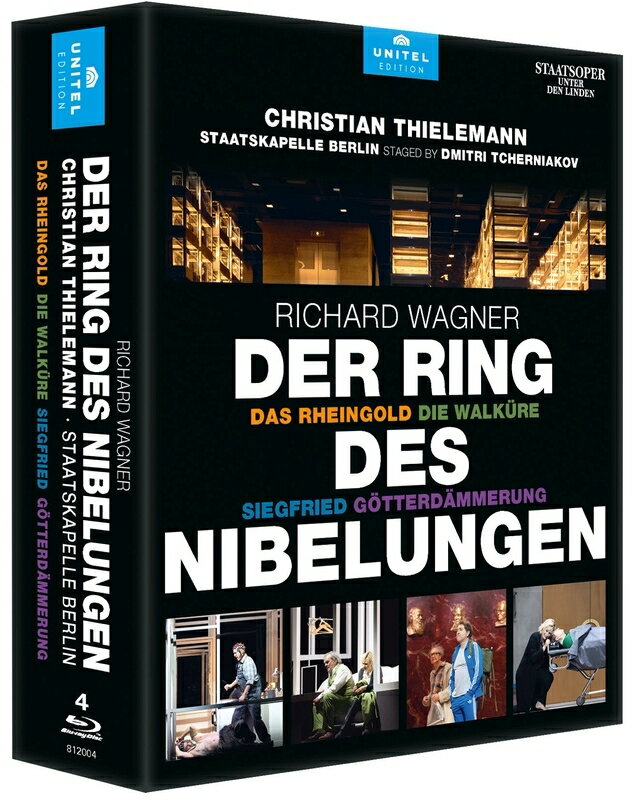 【輸入盤】『ニーベルングの指環』全曲　チェルニャコフ演出、クリスティアーン・ティーレマン＆ベルリン国立歌劇場（2022　ステレオ）（日本語字幕