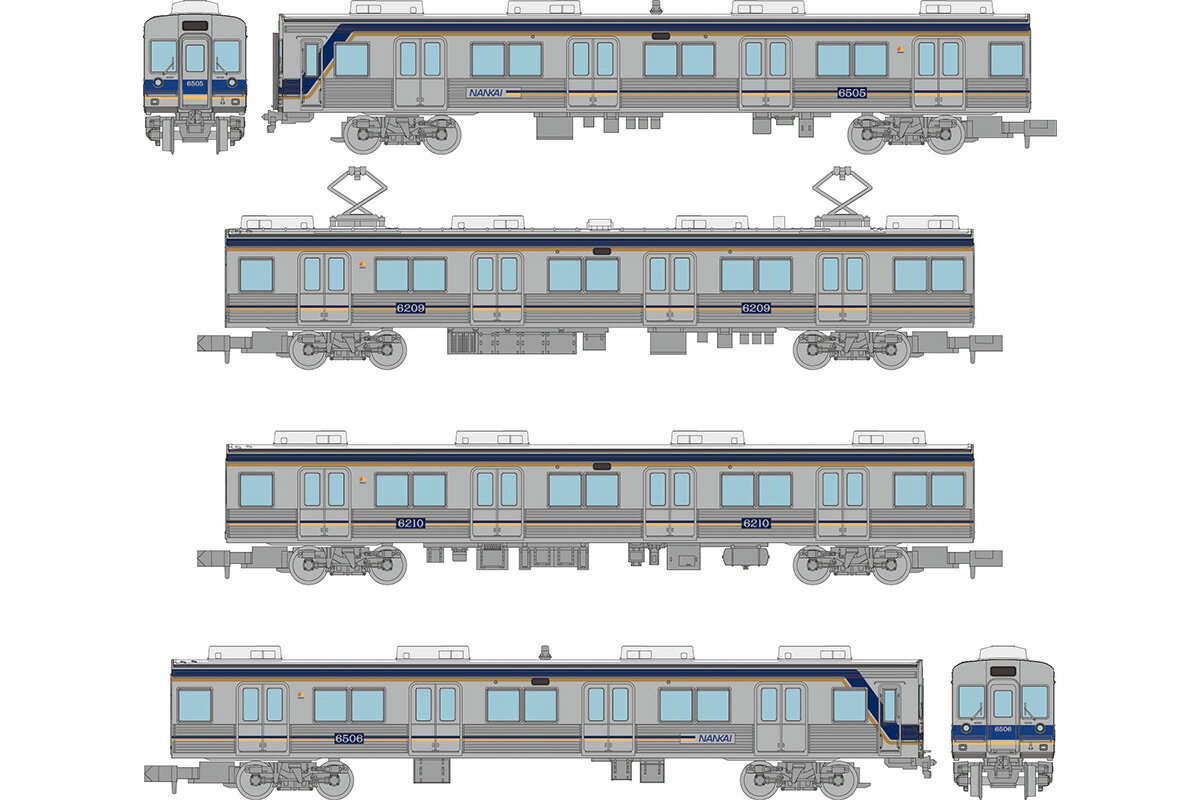 ジオコレ 鉄道コレクション南海電気鉄道6200系4両セット 【340997】 (鉄道模型 コレクション)