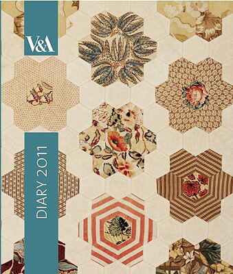 Showcasing the V and A's collection of patchwork and quilted covers from over 300 years of British quilting history, the images in the "V and A Museum Desk Diary 2011" range from the spectacular bed hangings and silk coverlets of the 18th century to the creative reinvention of the quilt by contemporary artists. Also included are unseen images of details, reverse sides, plus sewing equipment such as needles, etuis, and other related ephemera. It's a feast of color, pattern and detail that brightens the day of anyone interested in art or needlework.