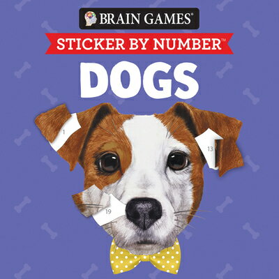 Brain Games - Sticker by Number Compact Edition: Dogs 7x7 Inches Perfect Gift for Dog Lovers, Travel BGSBN COMPACT /E DOGS 7X7 INCH （Brain Games - Sticker by Number Compact Edition） 