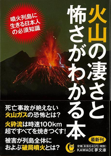 【バーゲン本】火山の凄さと怖さがわかる本ーKAWADE夢文庫