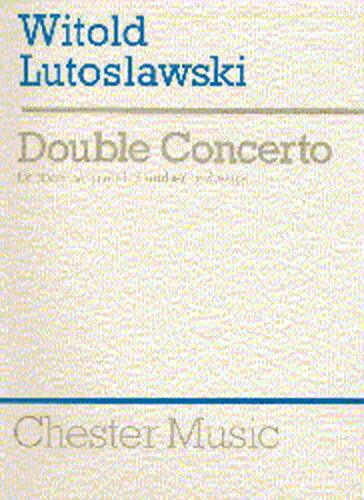 【輸入楽譜】ルトスワフスキ, Witold: オーボエとハープと室内管弦楽のための二重協奏曲: 指揮者用大型スコア