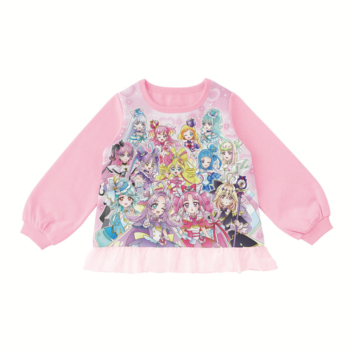 プリキュアオールスターズ 光る！ダンボールニットパジャマ（ピンク）110