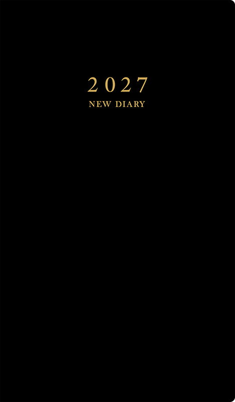 2027年 手帳 1月始まり No.102 ニューダイアリー アルファ 8 [黒]高橋書店 手帳判 ウィークリー