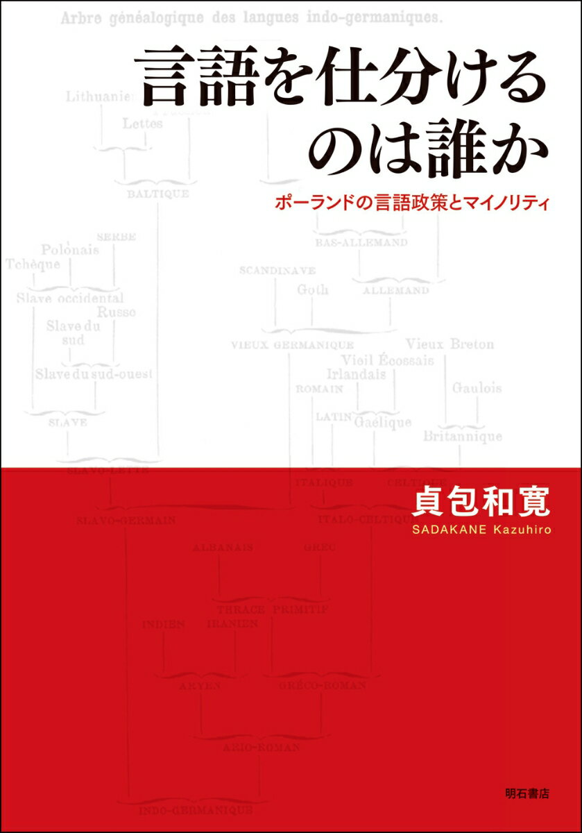 ポーランドの言語政策とマイノリティ 貞包　和寛 明石書店ゲンゴヲシワケルノハダレカ サダカネ カズヒロ 発行年月：2020年11月15日 予約締切日：2020年11月06日 ページ数：232p サイズ：単行本 ISBN：9784750351025 貞包和寛（サダカネカズヒロ） 1988年佐賀県生まれ。東京外国語大学外国語学部ポーランド語専攻卒業。ポーランド政府奨学金奨学生、日本学術振興会特別研究員（DC2）を経て、東京外国語大学大学院総合国際学研究科博士後期課程修了。博士（学術）（本データはこの書籍が刊行された当時に掲載されていたものです） 第1章　序論ー言語の不可算性と言語分類（問題提起／方法論／序論の総括：本書の目的と本書のまとめ）／第2章　研究対象の選出（本書における「言語」というタームの使用方法／研究対象の3言語：カシューブ語、シロンスク語、レムコ語／研究対象3言語の基本情報／研究対象3言語の基本情報のまとめ）／第3章　言語学的分類（タームの間のヒエラルキー／カシューブ語について／シロンスク語について／レムコ語について／第3章の総括）／第4章　政策的分類（ポーランド共和国のステータス計画と国勢調査の結果／マイノリティ法の背景：欧州評議会の憲章と枠組条約／マイノリティ法の分析）／第5章　結論（これまでの議論の振り返り／本書全体の総括および今後の研究課題）／第6章　補章・マイノリティ法全文訳 本 語学・学習参考書 語学学習 ロシア語