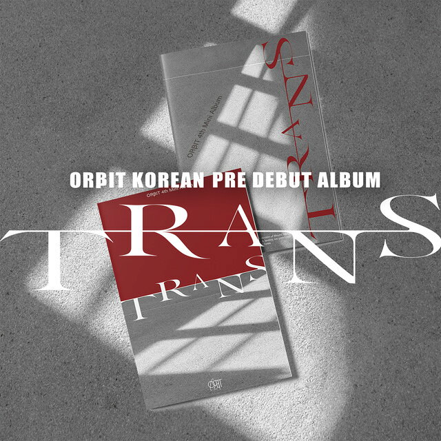 ORβITが韓国デビューアルバムを発売！

■ TRANS Ver.

【封入特典】
フォトブック(180x250mm/40p)
フォトカード(55x85mm/25種中ランダム2枚)
IDフォトカード(30x40mm/5種中ランダム1枚)
ポラロイドステッカー(55x85mm/1枚)
ロゴステッカー(150x100mm/1枚)
ビジネスカード(55x85mm/5種中ランダム1枚)
グループポスター(280x400mm/2種中ランダム1枚)

(メーカー・インフォメーションより)

Disc1
1 : Wonderworld
2 : DADADA (V)
3 : TOO LOUD
4 : Panorama
5 : IYKYK
Powered by HMV