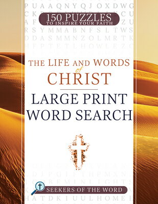 The Life and Words of Christ: Large Print Word Search