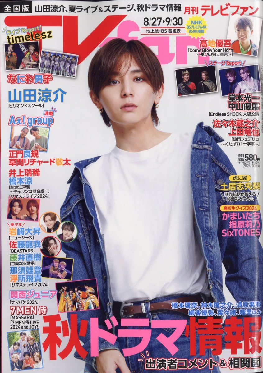 TVfan (テレビファン) 全国版 2024年 10月号 [雑誌]