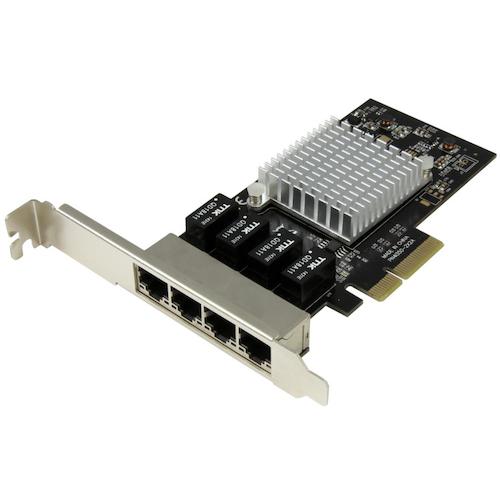 4ポート ギガビットイーサネット増設PCI Express ネットワークアダプタLANカード Intel I350チップセット搭載NIC
